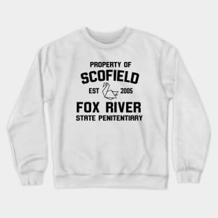 Property Of Scofield Fox River Prison Break Crewneck Sweatshirt